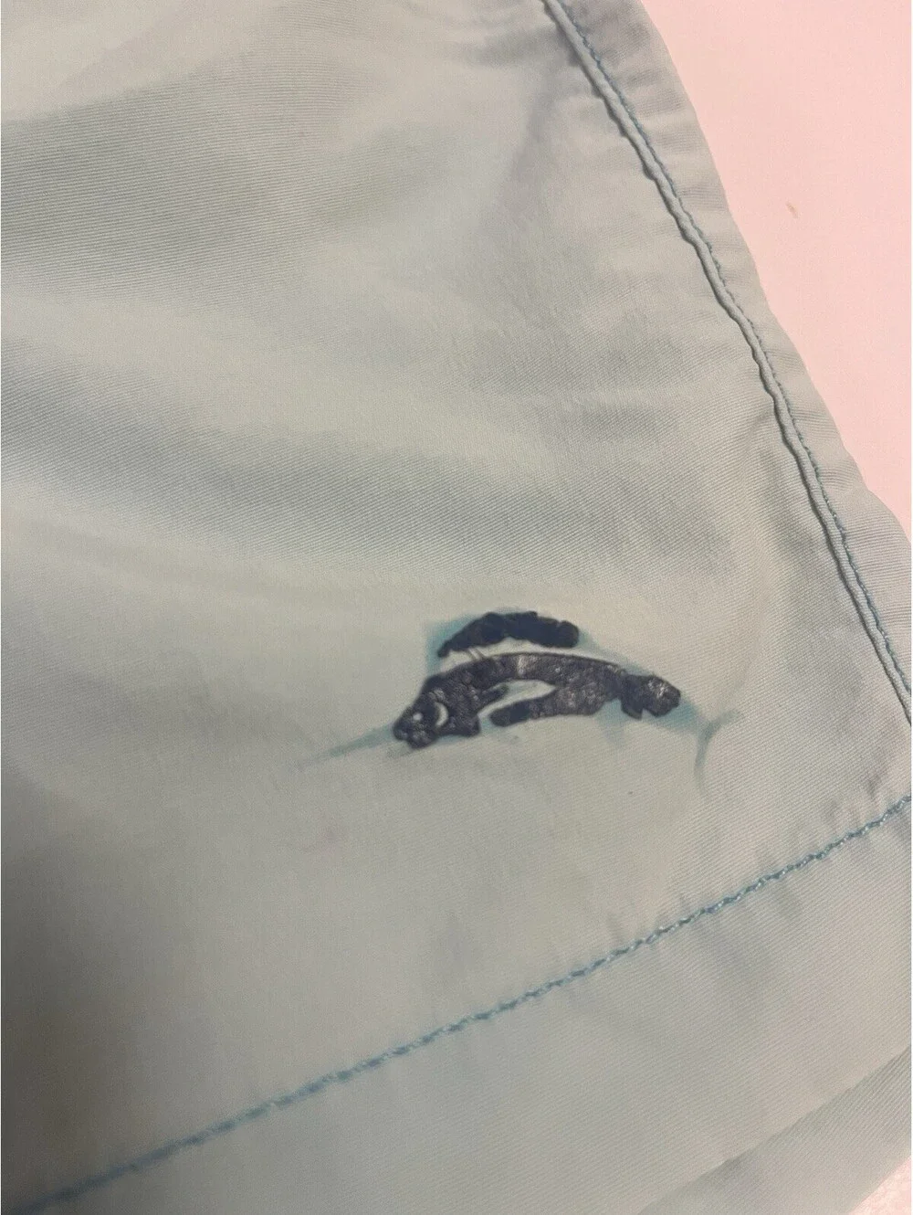 Tommy Bahama Swim Trunks Mens Size 2XL Light Blue Nylon